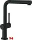 HANSGROHE Kchenarmatur Talis M54 Mattschwarz Einhebelmischer 270 mit Festauslauf Schwenkbereich einstellbar, 1jet (72840670)