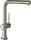 ✅ HANSGROHE Kchenarmatur Talis M54 Edelstahl Finish Einhebelmischer 270 mit Festauslauf Schwenkbereich einstellbar, 1jet (72840800)