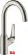HANSGROHE Kchenarmatur Focus M42 Edelstahl Finish Einhebelmischer 220 mit Festauslauf, 1jet 360 schwenkbarer Auslauf (71802800)