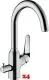 HANSGROHE Kchenarmatur Focus M42 Chrom Einhebelmischer 220 mit Festauslauf und Gerteabsperrventil, 1jet (71803000)