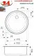 REGINOX Kchensple R18 370 (R) OSP Einbausple Edelstahl mit Einbaurand Rundbecken mit Gummistopfen
