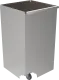 DREILICH Sirius II Abfallbehlter 9100R zur freien Aufstellung ohne Deckel mit Lenkrollen Fassungsvermgen ca. 100 Liter (2002080112)