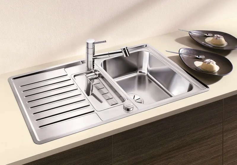 Plados SR7500 Küchenspüle Aus Satiniertem Edelstahl – 750x510 Mm, Für Filotop-Montage