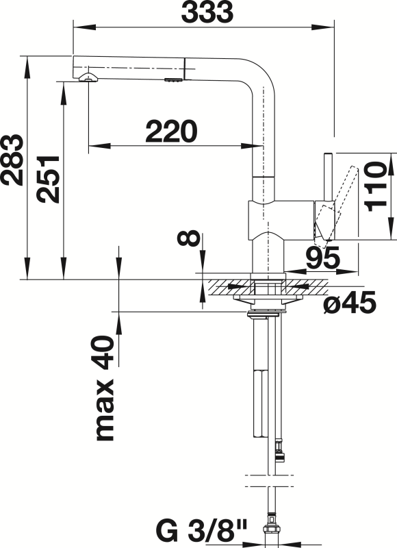 BLANCO LINUS-S VARIO 518406 kaufen | Armaturen preiswert