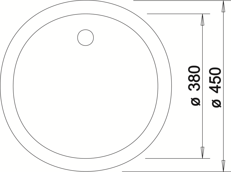 BLANCO RONDO Rundbecken kaufen | Silgranit Spüle günstig