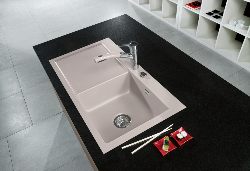 Mera 90 Nigra Keramikspüle – Schwarz Matt, 90 X 51 Cm – Mit Excenterbetätigung & Linksbecken – Für Unterschränke Ab 50 Cm