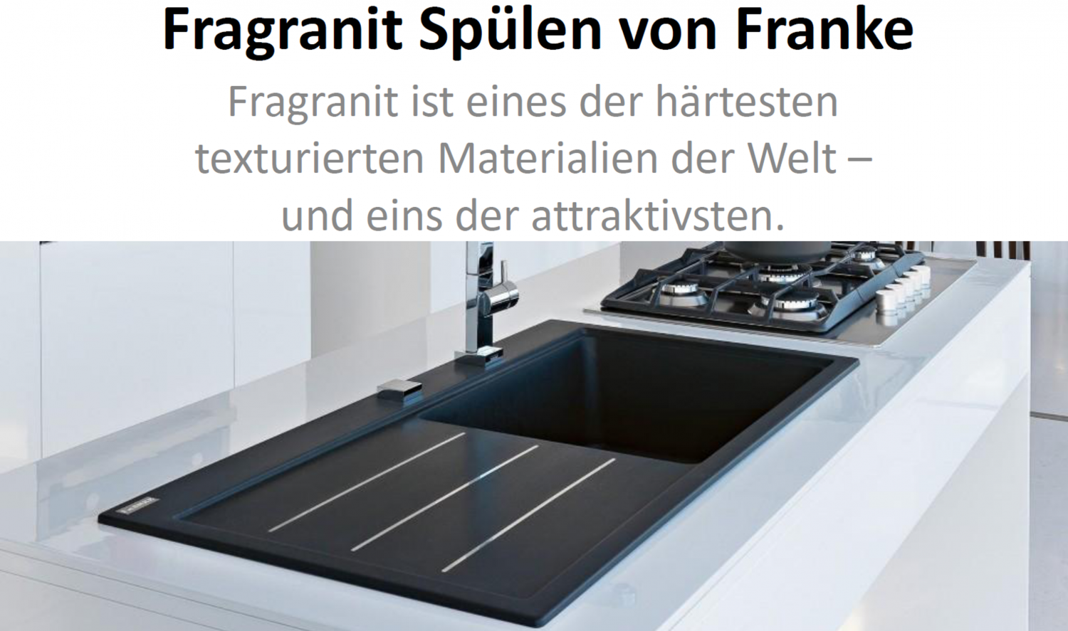 Franke Strata STG 614 Umbra Granit Spülbecken Küchenspüle Grau Einbauspüle 45US