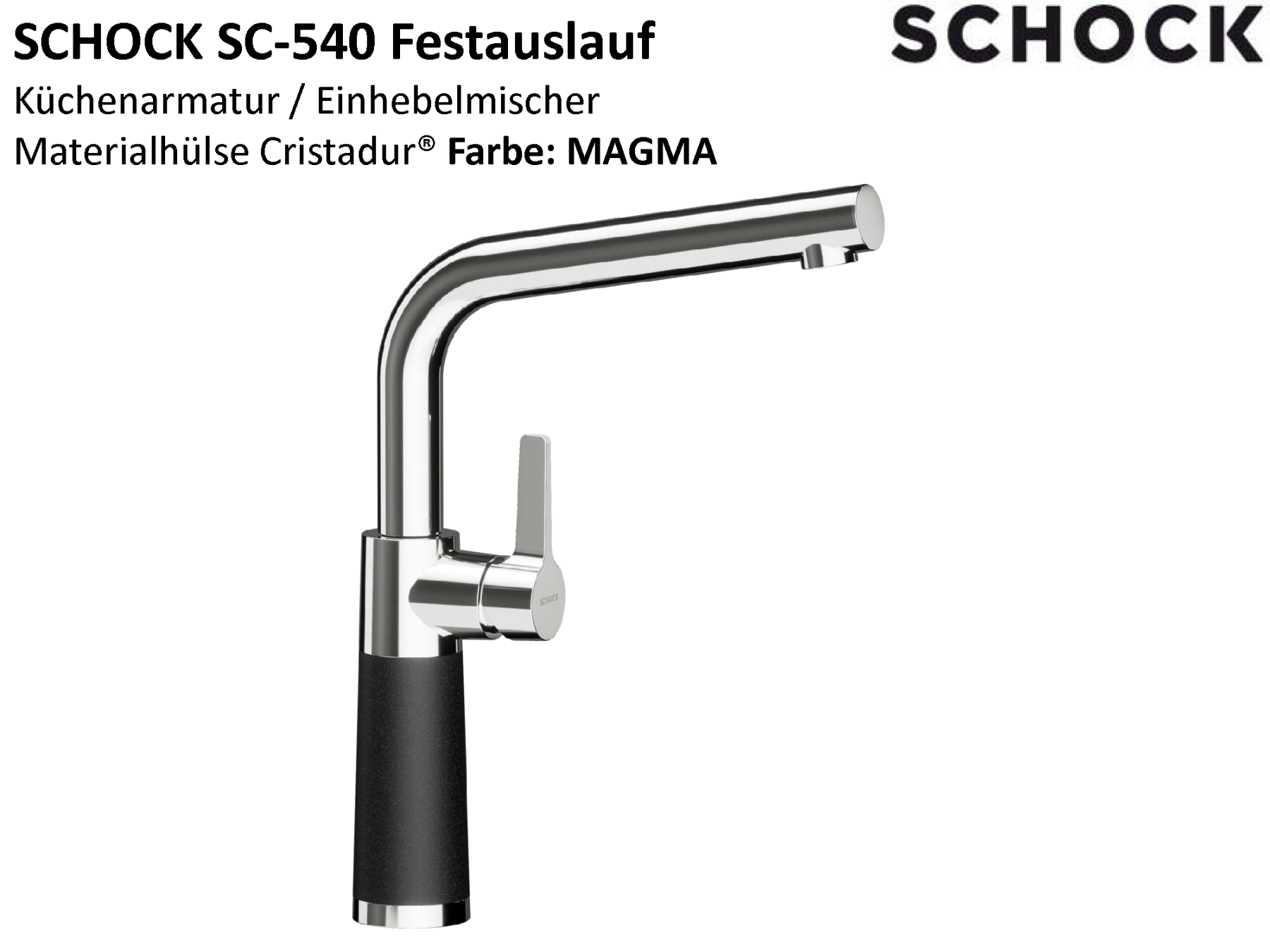 Schock SC-530 Küchenarmatur, schwenkbar twilight - 556000TWI