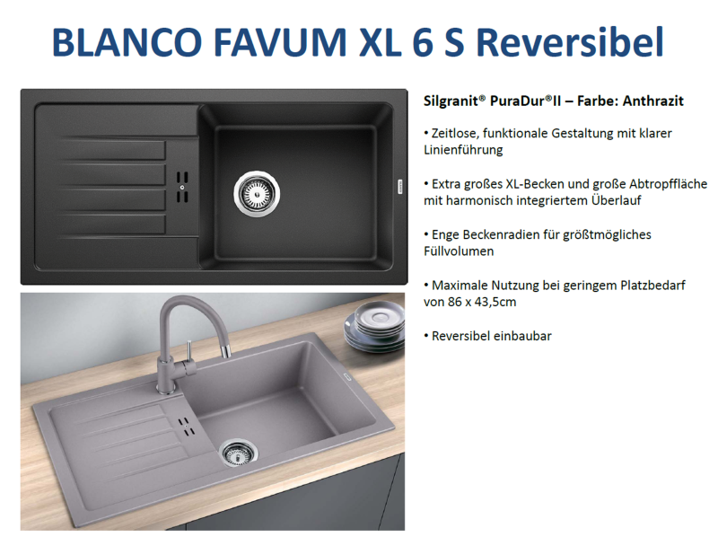 BLANCO Favum XL 6-S günstig | Granitspülen online kaufen