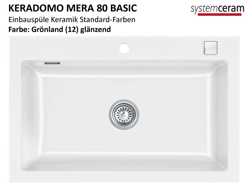 Systemceram KeraDomo MERA 80 | Keramikspüle online kaufen