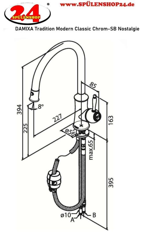 DAMIXA Tradition Modern Classic-SB kaufen | Spülenshop24