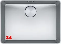 FRANKE Kchensple Mythos MYX 210-55 Einbausple Slimtop / Flchenbndig mit Siebkorb als Stopfenventil