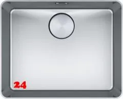 FRANKE Kchensple Mythos MYX 210-50 Einbausple Slimtop / Flchenbndig mit Siebkorb als Druckknopfventil