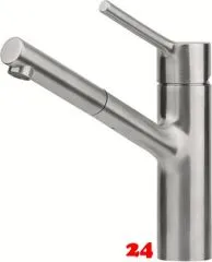 FRANKE Küchenarmatur Taros Neo Einhebelmischer Edelstahl massiv mit Zugauslauf als Schlauchbrause 120° schwenkbarer Auslauf FRANKE Küchenarmatur Taros Neo Einhebelmischer Edelstahl massiv mit Zugauslauf als Schlauchbrause 120° schwenkbarer Auslauf