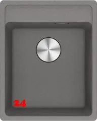 FRANKE Kchensple Maris MRG 210-37 A HLB Fragranit+ Granitsple Flchenbndig mit Siebkorb als Stopfenventil