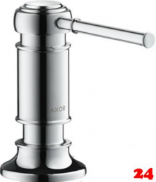 AXOR Montreux Seifenspender Chrom Spülmittelspender / Dispenser mit Druckbetätigung (42018000)