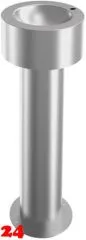 KWC PROFESSIONAL Anima Standtrinkbrunnen ANMX32L ohne berlauf mit runder Standsule zur freistehenden Montage