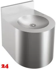 KWC PROFESSIONAL Anima Wandtrinkbrunnen ANMX33L ohne berlauf fr Wandmontage geschlossene Bauform