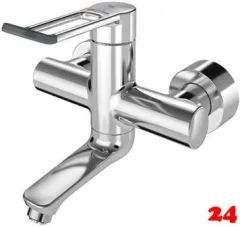 KWC PROFESSIONAL F4L-Med Therm Thermostat Einhebel-Wandbatterie F4LT1005 Barrierefrei im Gesundheitswesen oder Pflegebereich