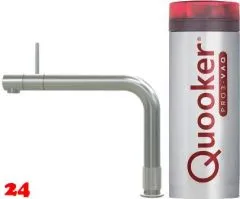 QUOOKER FRONT VAQ PRO3 Einhebelmischer Edelstahl & 100°C Armatur Kochendwasserhahn (PRO3FTSST) QUOOKER FRONT VAQ PRO3 Einhebelmischer Edelstahl & 100°C Armatur Kochendwasserhahn (PRO3FTSST)