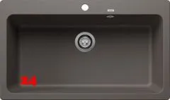 BLANCO Küchenspüle Naya XL 9 Silgranit® PuraDur®II Granitspüle / Einbauspüle mit Handbetätigung BLANCO Küchenspüle Naya XL 9 Silgranit® PuraDur®II Granitspüle / Einbauspüle mit Handbetätigung