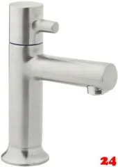 DAMIXA Waschtisch-Standventil SKY Stahl PVD Einhebelmischer als Badarmatur mit Festauslauf und Obenbedienung