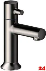 DAMIXA Waschtisch-Standventil SKY Graphitgrau PVD Einhebelmischer als Badarmatur mit Festauslauf und Obenbedienung