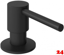 DAMIXA Seifenspender Silhouet Spülmittelspender / Dispenser Mattschwarz (484816100)