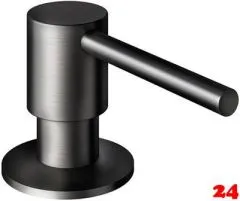 DAMIXA Seifenspender Silhouet Splmittelspender / Dispenser Graphitgrau PVD (484815500)