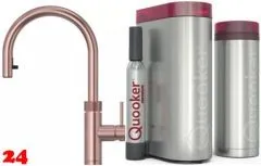 QUOOKER FLEX Zugauslauf Kupfer Rose' PVD VAQ PRO3 mit CUBE 2 *Der Wasserhahn, der alles kann! (PRO3FXRRCOCUBE) QUOOKER FLEX Zugauslauf Kupfer Rose' PVD VAQ PRO3 mit CUBE 2 *Der Wasserhahn, der alles kann! (PRO3FXRRCOCUBE)