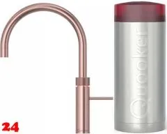 QUOOKER FUSION Round Combi B Einhebelmischer Kupfer Rose' PVD & 100°C Armatur Kochendwasserhahn (COMBIFNRRCO) QUOOKER FUSION Round Combi B Einhebelmischer Kupfer Rose' PVD & 100°C Armatur Kochendwasserhahn (COMBIFNRRCO)