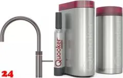 QUOOKER FUSION Round Gunmetal PVD COMBI (+) B mit CUBE 2 *Der Wasserhahn, der alles kann! (COMBI+FNRGMECUBE) QUOOKER FUSION Round Gunmetal PVD COMBI (+) B mit CUBE 2 *Der Wasserhahn, der alles kann! (COMBI+FNRGMECUBE)