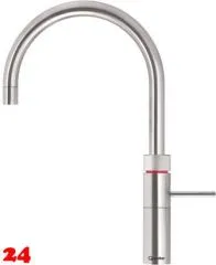 ✅ QUOOKER FUSION Round Festauslauf Voll Edelstahl Kchenarmatur mit 5 in 1 Funktion und elektronischer Steuerung (FNRSST) {NUR Armatur}