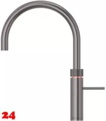 QUOOKER FUSION Round Festauslauf Gunmetal PVD Kchenarmatur mit 5 in 1 Funktion und elektronischer Steuerung (FNRGME) {NUR Armatur}