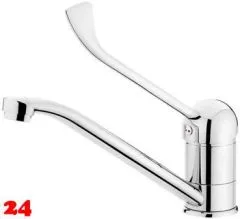 ✅ FRANKE Kchenarmatur Novara Plus MED Einhebelmischer Chrom Med. Bereich Unterarmbedienung Niederdruck