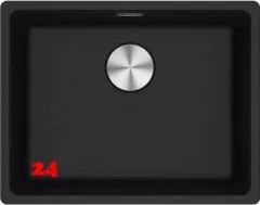 FRANKE Kchensple Maris MRG 110-52 Fragranit+ Granitsple Unterbau (Montage unter die Arbeitsplatte) mit Siebkorb als Druckknopfventil