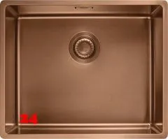 FRANKE Design Küchenspüle Mythos Masterpiece BXM 210/110-50 Edelstahlspüle Copper F-INOX 3 in 1 Siebkorb als Druckknopfventil FRANKE Design Küchenspüle Mythos Masterpiece BXM 210/110-50 Edelstahlspüle Copper F-INOX 3 in 1 Siebkorb als Druckknopfventil