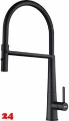 FRANKE Küchenarmatur Icon Semi Pro Einhebelmischer Black Matt mit Pendelbrause umstellbar 360° schwenkbarer Auslauf FRANKE Küchenarmatur Icon Semi Pro Einhebelmischer Black Matt mit Pendelbrause umstellbar 360° schwenkbarer Auslauf