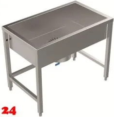 DREILICH Arbeits-/ Mehrzweckbecken 424US-1000 Schlammfangbecken mit Untergestell Länge 1000mm (3504180053) DREILICH Arbeits-/ Mehrzweckbecken 424US-1000 Schlammfangbecken mit Untergestell Länge 1000mm (3504180053)