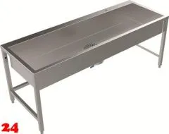 DREILICH Arbeits-/ Mehrzweckbecken 424USH-2000 Schlammfangbecken mit Untergestell und Hahnlochbank Länge 2000mm (3504180097) DREILICH Arbeits-/ Mehrzweckbecken 424USH-2000 Schlammfangbecken mit Untergestell und Hahnlochbank Länge 2000mm (3504180097)