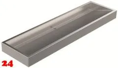 DREILICH Waschrinne 510-2100 mit Schrze wandhngend gekantete und geschweite Konstruktion Lnge 2100mm (3502180073)