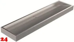 DREILICH Waschrinne 510-2400 mit Schrze wandhngend gekantete und geschweite Konstruktion Lnge 2400mm (3502180111)