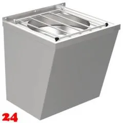 DREILICH Fkalienausguss wandhngend 462 fugenlos eingeschweites Becken fr medizinischen Bereich (3504350001)