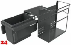 NABER Cox Base Q+ 360 S/370-1 Einbau-Abfallsammler ohne Trennung zur Stauraumorganisation QUOOKER COMBI (+) & CUBE