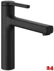 KWC Kchenarmatur Ava 2.0 10.461.022.176FL Einhebelmischer Matt Black mit Festauslauf (125362)