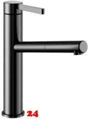 KWC Kchenarmatur Bevo E 10.531.112.751FL Einhebelmischer Industrial Black mit Zugauslauf (125590)