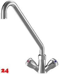 KWC Gastro CR K.24.41.A2.000C07-C394 Zweigriffmischer Gewerbe Gastroarmatur fr die Profikche (101755)