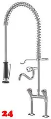 KWC Gastro CR K.24.42.61.000C71-SB Zweigriffmischer Gewerbe mit Pendelbrause fr die Profikche (112788)