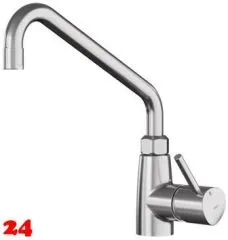 KWC Gastro E 24.561.044.700FL-A300 Einhebelmischer Gastroarmatur / Gewerbearmatur Edelstahl massiv V4A (316) fr die Profikche (125565)