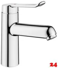 KWC Vita 2.0 12.518.052.000FL Einhebelmischer Waschtisch Chrom mit Festauslauf geeignet Medizinischer Bereich (125215)